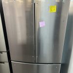 NEW GE Profile™ ENERGY STAR® 23.1 Cu. Ft. Counter-Depth Fingerprint Resistant French-Door Refrigerator PWE23KYNHFS