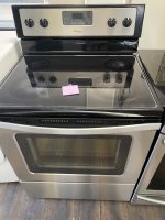 (USED) Whirlpool Glass Top Range WFE515S0ES1