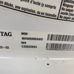 Kenmore front load washer MHW6000AW0