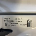 Whirpool glass top washer WTW6120HWO