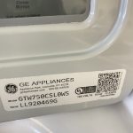 GE glass top load washer GTW750CSLOWS
