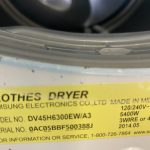 Samsung front load dryer DV45H6300EW/A3