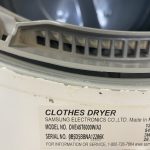 Samsung front load dryer MODEL NO. DVE45T6000W/A3
