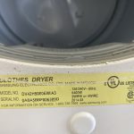 Samsung front load dryer DV42H5000EW/A3
