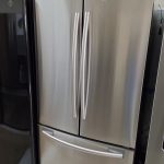 Samsung French Door Fridge 33 inches Wide RF18HFENBSR