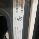 White Kenmore glass top 790.96012405