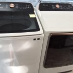 Used. set Washer WA55A7300AE And Dryer DVE55A7300E