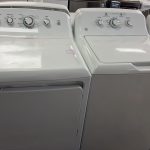 GE Top Load Washer GTW330ASK3WW And Dryer GTD42EASJ2WW