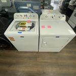 (NEW) Maytag Top Load Washer MVW5435PW1 & Dryer MED4500MWO Set