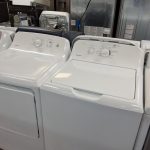 Hotpoint Top Load Washer HTW200ASK0WW And Electric Dryer HTX21EASK0WW