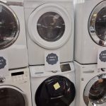(Set) Samsung Front Load Washer WF45K6200AW/A2 And Electric Dryer DVE42H5000EW/A3