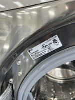 used-whirlpool-grey-front-load-washer
