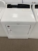 used-whirlpool-white-dryer