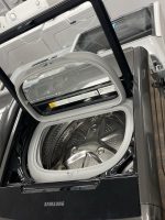 used-samsung-washer-machine-with-a-mini-washer-at-the-top-and-front-load-washer-2-in-one