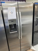 new-ge-25-3-cu-ft-standard-depth-36-in-wide-side-by-side-refrigerator-with-ice-maker-water-and-ice-model-gse25gypfcfs